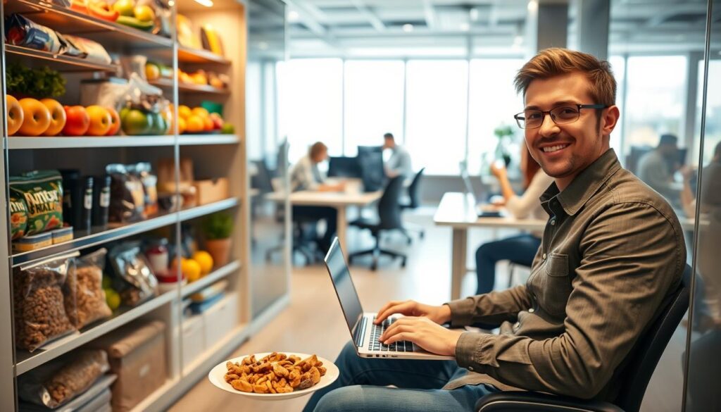 Benefits of healthy office snacks on productivity