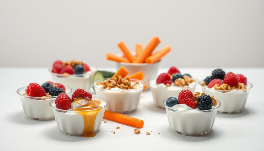 Greek yogurt snacks