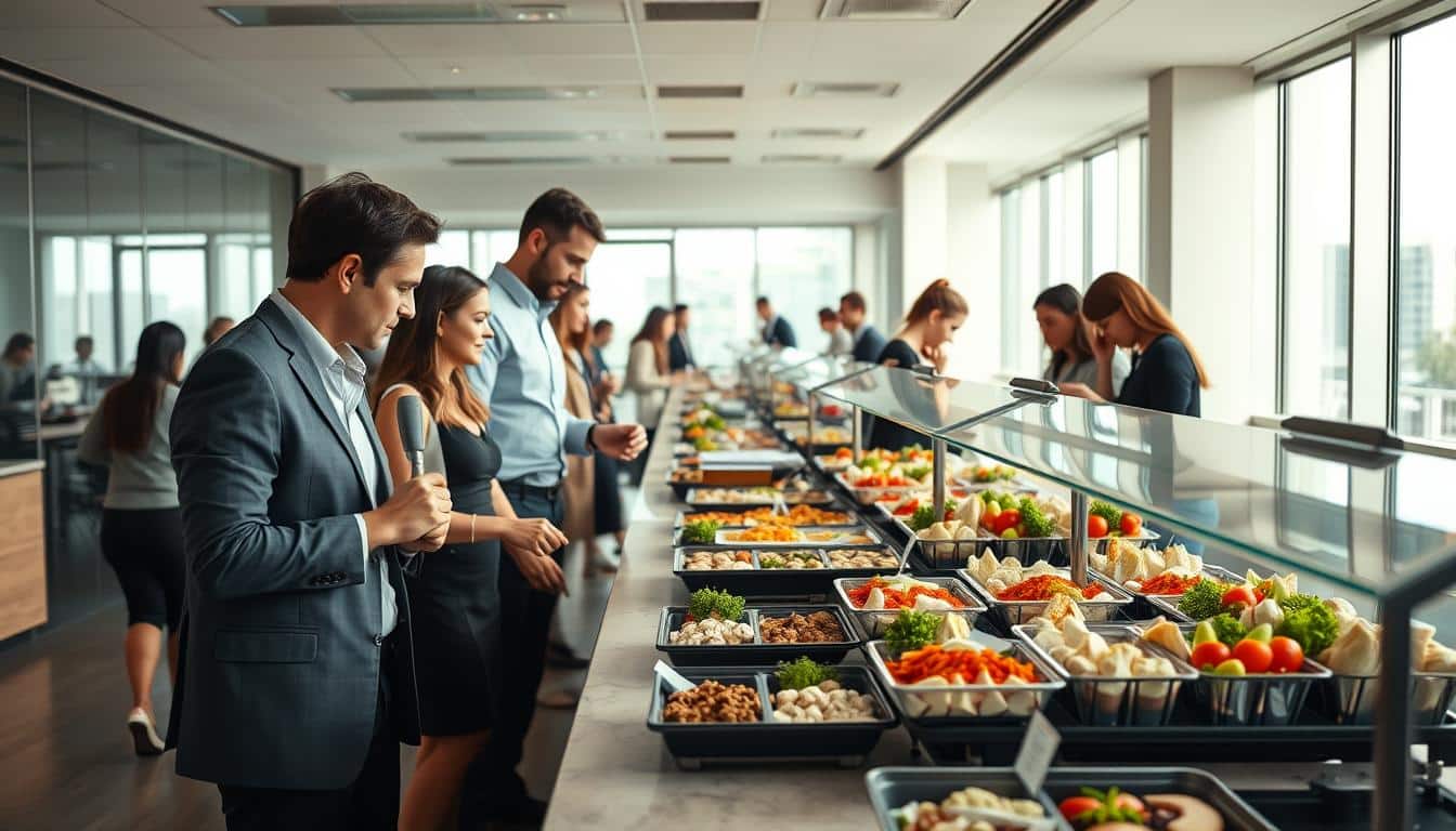 elevator-safe team lunch catering solutions