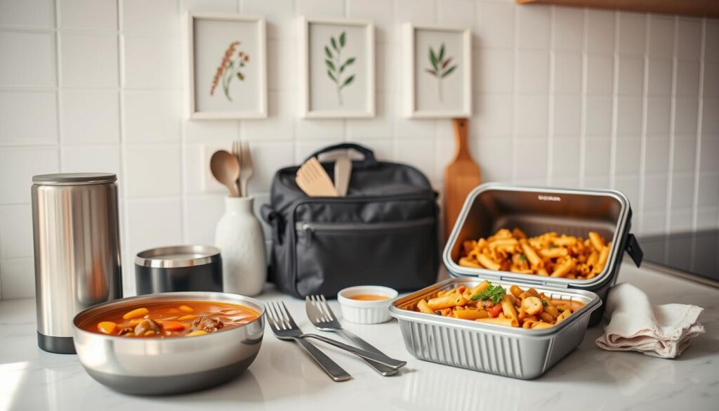 warm lunches for work